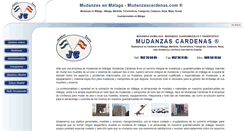 Desktop Screenshot of mudanzascardenas.com